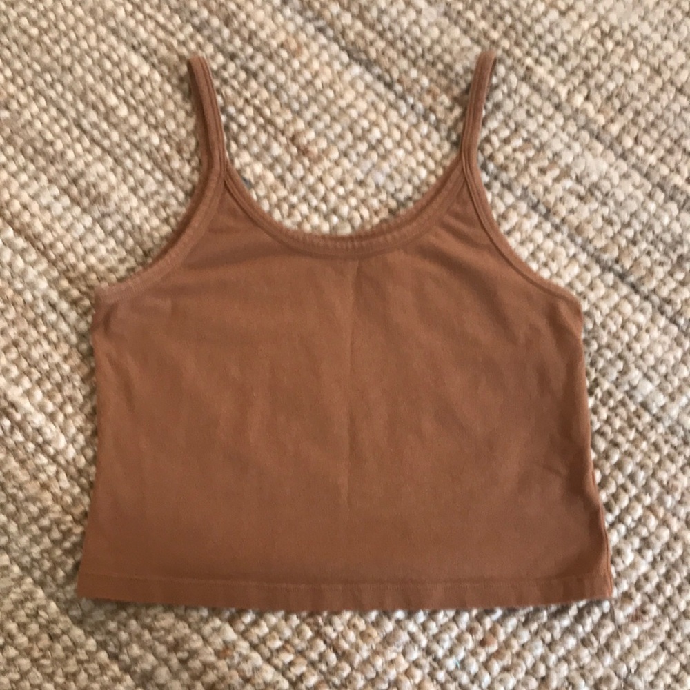 ARQ Crop Tank in Toffee